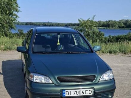 Зеленый Опель Астра, объемом двигателя 1.6 л и пробегом 303 тыс. км за 3499 $, фото 1 на Automoto.ua