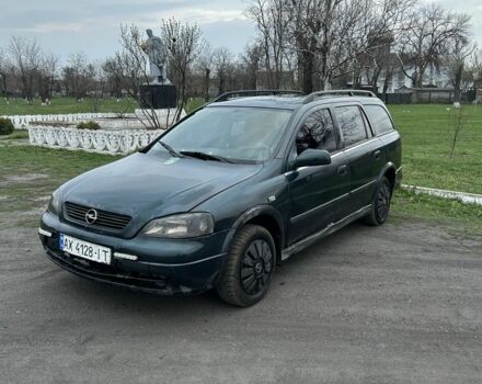 Зеленый Опель Астра, объемом двигателя 1.6 л и пробегом 354 тыс. км за 1499 $, фото 1 на Automoto.ua