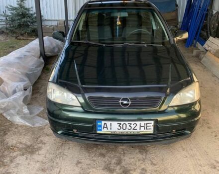 Зеленый Опель Астра, объемом двигателя 1.4 л и пробегом 280 тыс. км за 2500 $, фото 1 на Automoto.ua