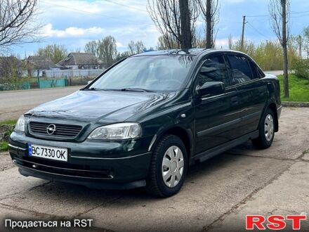 Опель Астра 2003 в Новом Буге на Automoto.ua Зеленый Опель Астра, объемом двигателя 1.4 л и пробегом 242 тыс. км за 3300 $, фото 1 на Automoto.ua