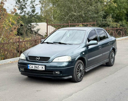 Зеленый Опель Астра, объемом двигателя 1.6 л и пробегом 190 тыс. км за 2650 $, фото 1 на Automoto.ua