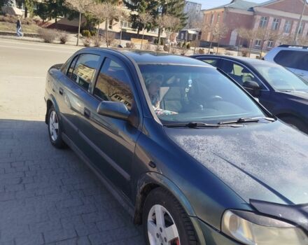 Зеленый Опель Астра, объемом двигателя 1.6 л и пробегом 350 тыс. км за 3350 $, фото 1 на Automoto.ua