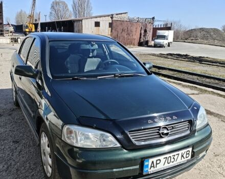 Зеленый Опель Астра, объемом двигателя 1.6 л и пробегом 280 тыс. км за 3200 $, фото 1 на Automoto.ua