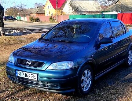 Зелений Опель Астра, об'ємом двигуна 1.6 л та пробігом 310 тис. км за 3200 $, фото 1 на Automoto.ua