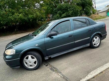 Опель Астра 2004 в Одессе на Automoto.ua Зеленый Опель Астра, объемом двигателя 1.4 л и пробегом 235 тыс. км за 3000 $, фото 1 на Automoto.ua