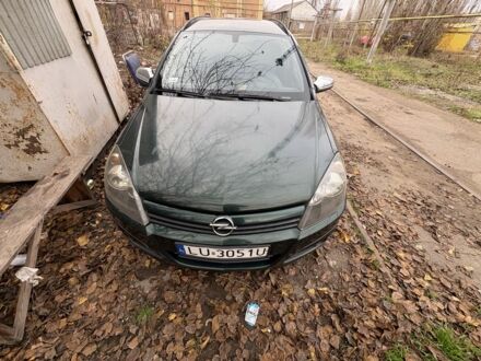Зеленый Опель Астра, объемом двигателя 1.7 л и пробегом 353 тыс. км за 2500 $, фото 1 на Automoto.ua
