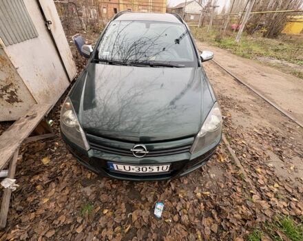 Зеленый Опель Астра, объемом двигателя 1.7 л и пробегом 353 тыс. км за 2500 $, фото 1 на Automoto.ua