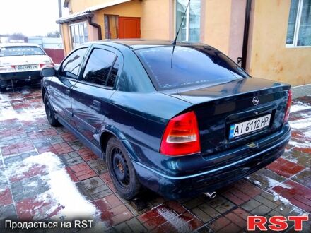 Опель Астра 2004 в Мироновке на Automoto.ua Зеленый Опель Астра, объемом двигателя 1.6 л и пробегом 276 тыс. км за 1100 $, фото 1 на Automoto.ua