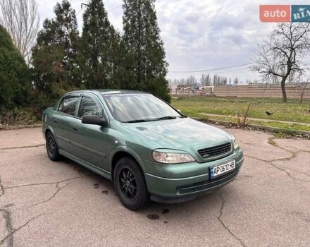 Зеленый Опель Астра, объемом двигателя 1.4 л и пробегом 273 тыс. км за 3800 $, фото 1 на Automoto.ua