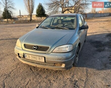 Зеленый Опель Астра, объемом двигателя 1.4 л и пробегом 250 тыс. км за 2900 $, фото 1 на Automoto.ua