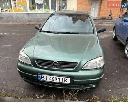 Зеленый Опель Астра, объемом двигателя 1.4 л и пробегом 139 тыс. км за 3900 $, фото 1 на Automoto.ua