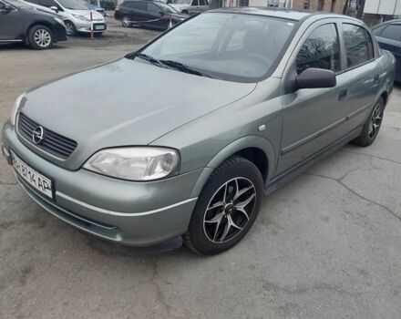 Зеленый Опель Астра, объемом двигателя 1.4 л и пробегом 187 тыс. км за 3600 $, фото 1 на Automoto.ua