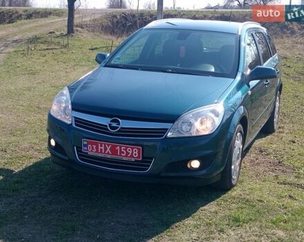 Зеленый Опель Астра, объемом двигателя 1.6 л и пробегом 192 тыс. км за 4899 $, фото 1 на Automoto.ua