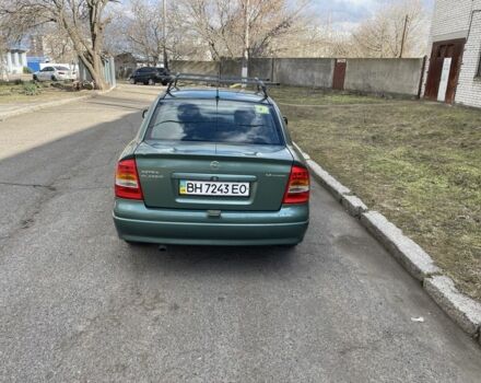Зеленый Опель Астра, объемом двигателя 1.4 л и пробегом 158 тыс. км за 3250 $, фото 1 на Automoto.ua