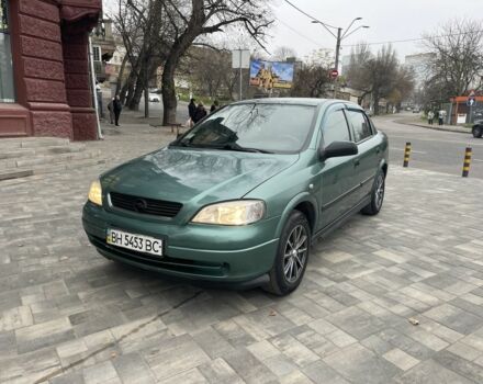 Зеленый Опель Астра, объемом двигателя 1.6 л и пробегом 260 тыс. км за 2350 $, фото 1 на Automoto.ua