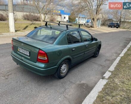 Зеленый Опель Астра, объемом двигателя 1.39 л и пробегом 158 тыс. км за 3250 $, фото 1 на Automoto.ua