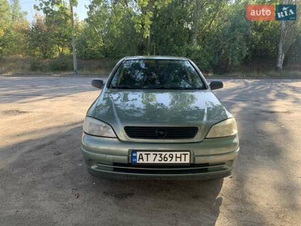 Зеленый Опель Астра, объемом двигателя 1.4 л и пробегом 187 тыс. км за 3000 $, фото 1 на Automoto.ua