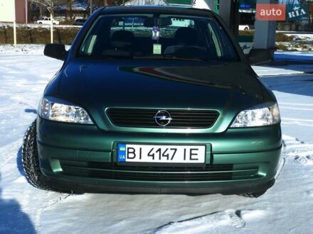 Опель Астра 2007 в Гадяче на Automoto.ua Зеленый Опель Астра, объемом двигателя 1.4 л и пробегом 128 тыс. км за 4100 $, фото 1 на Automoto.ua