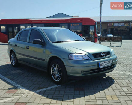Зелений Опель Астра, об'ємом двигуна 1.39 л та пробігом 124 тис. км за 3500 $, фото 1 на Automoto.ua