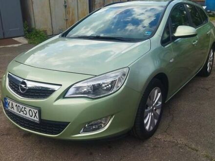 Зеленый Опель Астра, объемом двигателя 1.6 л и пробегом 204 тыс. км за 6600 $, фото 1 на Automoto.ua