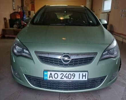 Зеленый Опель Астра, объемом двигателя 1.4 л и пробегом 193 тыс. км за 6999 $, фото 1 на Automoto.ua