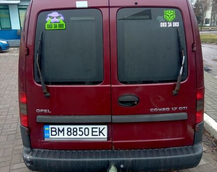 Красный Опель Комбо груз.-пасс., объемом двигателя 1.7 л и пробегом 350 тыс. км за 3000 $, фото 7 на Automoto.ua