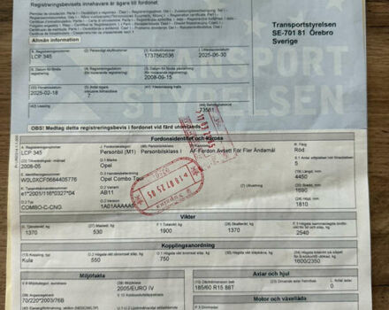 Червоний Опель Комбо вант.-пас., об'ємом двигуна 1.6 л та пробігом 170 тис. км за 4750 $, фото 28 на Automoto.ua