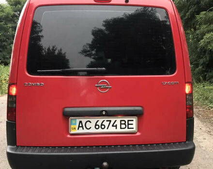 Красный Опель Комбо груз.-пасс., объемом двигателя 1.69 л и пробегом 212 тыс. км за 6100 $, фото 4 на Automoto.ua