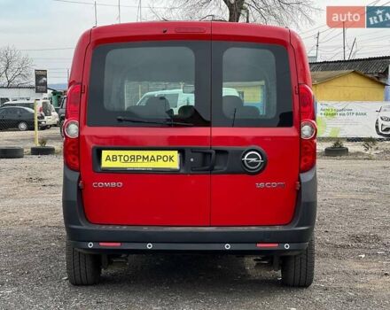 Красный Опель Комбо груз.-пасс., объемом двигателя 1.6 л и пробегом 215 тыс. км за 12890 $, фото 5 на Automoto.ua