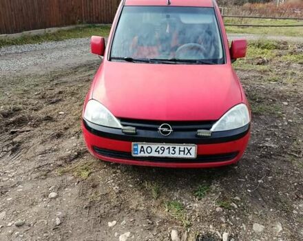 Красный Опель Комбо груз.-пасс., объемом двигателя 1.69 л и пробегом 320 тыс. км за 3200 $, фото 1 на Automoto.ua