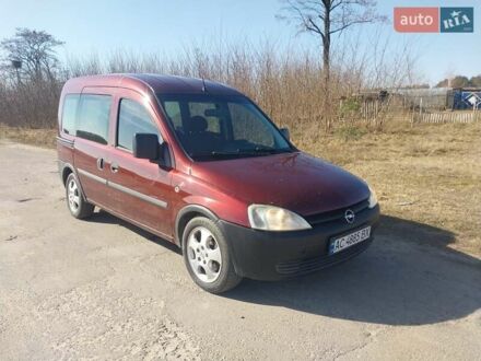 Опель Комбо груз.-пасс. 2005 в Ковель на Automoto.ua Красный Опель Комбо груз.-пасс., объемом двигателя 1.7 л и пробегом 320 тыс. км за 3299 $, фото 1 на Automoto.ua