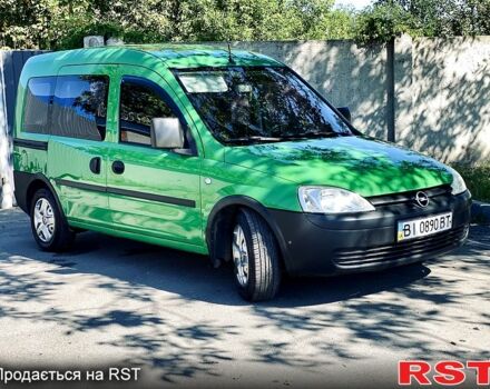 Зеленый Опель Комбо груз.-пасс., объемом двигателя 1.2 л и пробегом 255 тыс. км за 4500 $, фото 1 на Automoto.ua