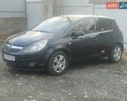 Черный Опель Корса, объемом двигателя 1.25 л и пробегом 200 тыс. км за 4000 $, фото 3 на Automoto.ua