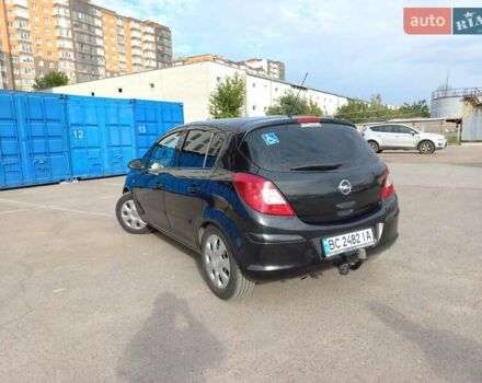 Черный Опель Корса, объемом двигателя 1.3 л и пробегом 255 тыс. км за 5000 $, фото 4 на Automoto.ua