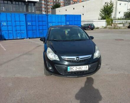 Черный Опель Корса, объемом двигателя 1.3 л и пробегом 255 тыс. км за 5000 $, фото 7 на Automoto.ua