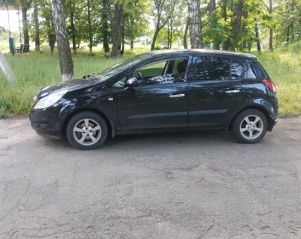 Черный Опель Корса, объемом двигателя 1.2 л и пробегом 213 тыс. км за 4600 $, фото 1 на Automoto.ua