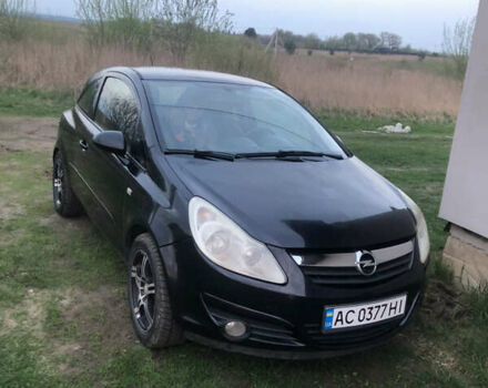 Черный Опель Корса, объемом двигателя 1.3 л и пробегом 270 тыс. км за 4700 $, фото 1 на Automoto.ua