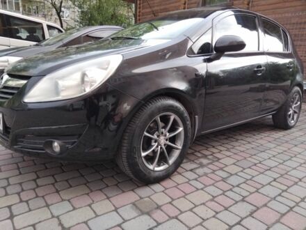 Черный Опель Корса, объемом двигателя 1.3 л и пробегом 343 тыс. км за 2700 $, фото 1 на Automoto.ua