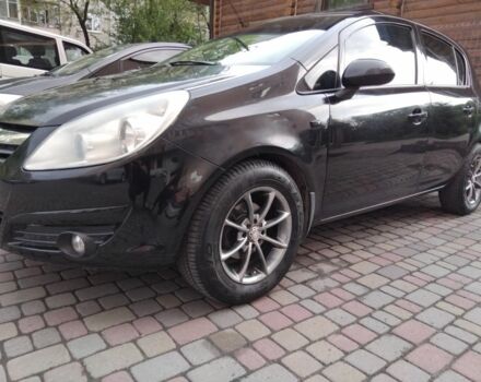 Черный Опель Корса, объемом двигателя 1.3 л и пробегом 343 тыс. км за 2700 $, фото 1 на Automoto.ua