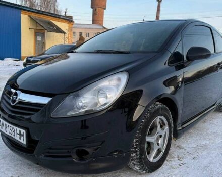 Черный Опель Корса, объемом двигателя 1.4 л и пробегом 250 тыс. км за 3450 $, фото 1 на Automoto.ua