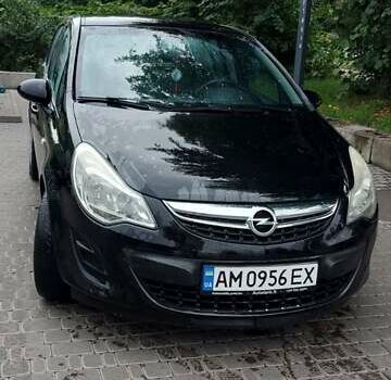 Черный Опель Корса, объемом двигателя 1.25 л и пробегом 218 тыс. км за 5800 $, фото 1 на Automoto.ua