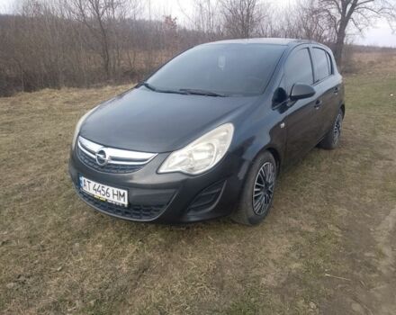 Черный Опель Корса, объемом двигателя 1.3 л и пробегом 270 тыс. км за 4300 $, фото 1 на Automoto.ua