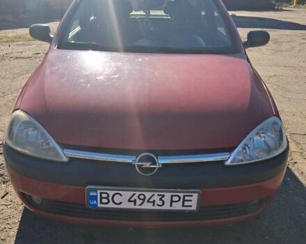 Красный Опель Корса, объемом двигателя 1.2 л и пробегом 194 тыс. км за 3200 $, фото 1 на Automoto.ua