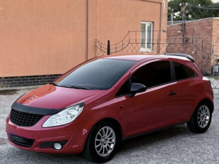 Красный Опель Корса, объемом двигателя 1.2 л и пробегом 147 тыс. км за 4950 $, фото 1 на Automoto.ua