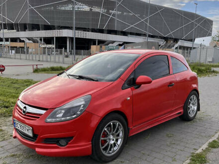 Опель Корса 2009 у Львові на Automoto.ua Червоний Опель Корса, об'ємом двигуна 1 л та пробігом 150 тис. км за 3299 $, фото 1 на Automoto.ua