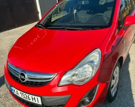 Красный Опель Корса, объемом двигателя 1.2 л и пробегом 129 тыс. км за 4500 $, фото 1 на Automoto.ua