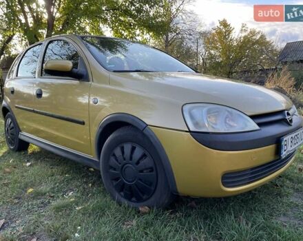 Опель Корса 2002 у Полтаві на Automoto.ua Жовтий Опель Корса, об'ємом двигуна 1.2 л та пробігом 192 тис. км за 3600 $, фото 2 на Automoto.ua