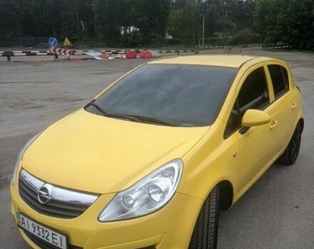 Желтый Опель Корса, объемом двигателя 1.2 л и пробегом 218 тыс. км за 5999 $, фото 1 на Automoto.ua
