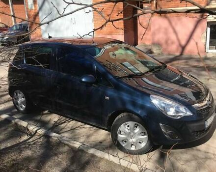 Синий Опель Корса, объемом двигателя 1.3 л и пробегом 240 тыс. км за 4950 $, фото 6 на Automoto.ua