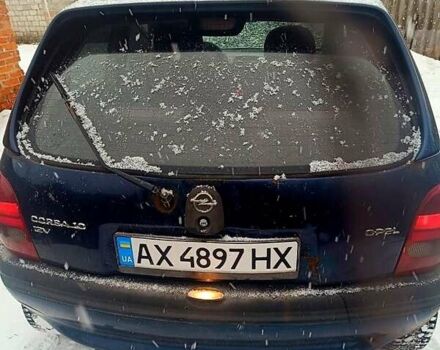 Синий Опель Корса, объемом двигателя 1 л и пробегом 300 тыс. км за 1200 $, фото 1 на Automoto.ua